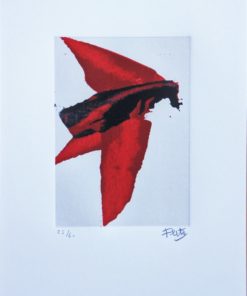 Luis Feito - "Composición # IX" litografía