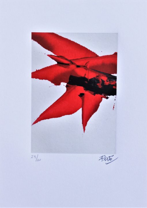Luis Feito - "Composición # VI" litografia
