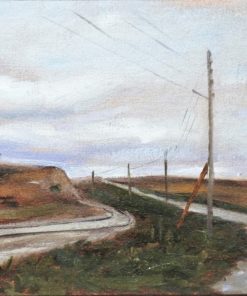 Manuel Terán - "Paisaje" pintura oleo sobre tabla, enmarcado