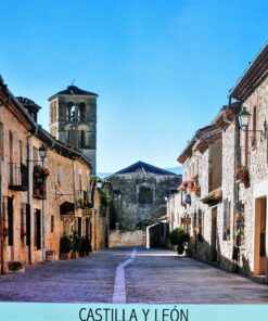 Segovia - "Pedraza" cartel promoción turística de Castilla y León