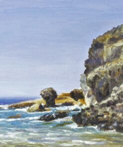 Manuel Terán - "Litoral" pintura oleo sobre tabla, enmarcado