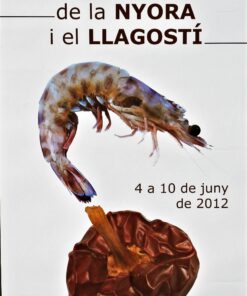 Alicante - "Guardamar del Segura, Semana gastronómica de la nyora y el llagostí" cartel promoción turística
