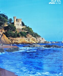 Girona - "Lloret de Mar, Castell de Sant Joan" cartel promoción turística