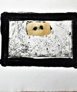 Antoni Tapies - "Le cadre noir 1976" grabado aguafuerte