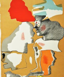 Jorge Castillo - "Barcelona IV" litografía