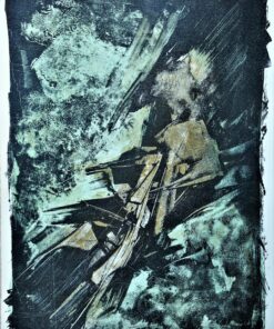 Manuel Viola - "Casida de la muchacha dorada" litografía