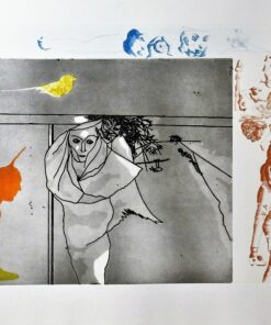 Jorge Castillo - "Segunda imagen" grabado aguafuerte y aguatinta