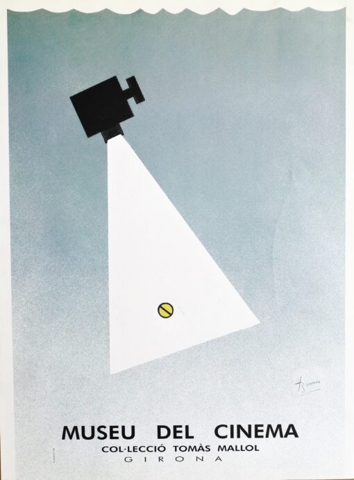 Joan Brossa - "Museu del Cinema" cartel original