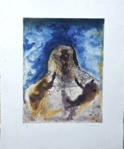 Jorge Castillo - "Monte sagrado" grabado aguafuerte