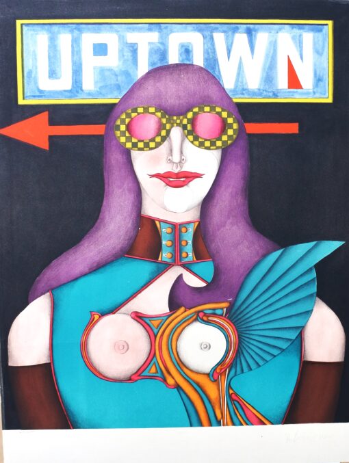 Richard Lindner - "UPTOWN 1968" litografía