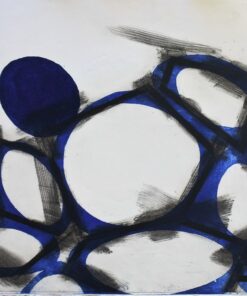 Jose Pedro Croft - "S. T. blue" grabado aguafuerte