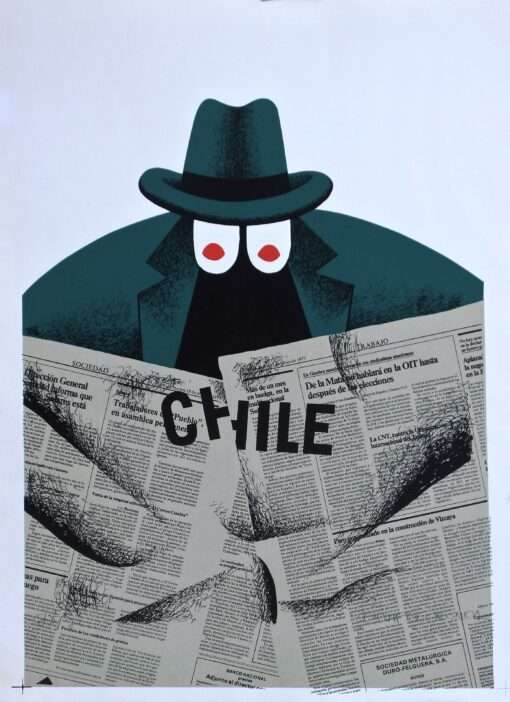 Equipo Crónica - "Chile" serigrafia