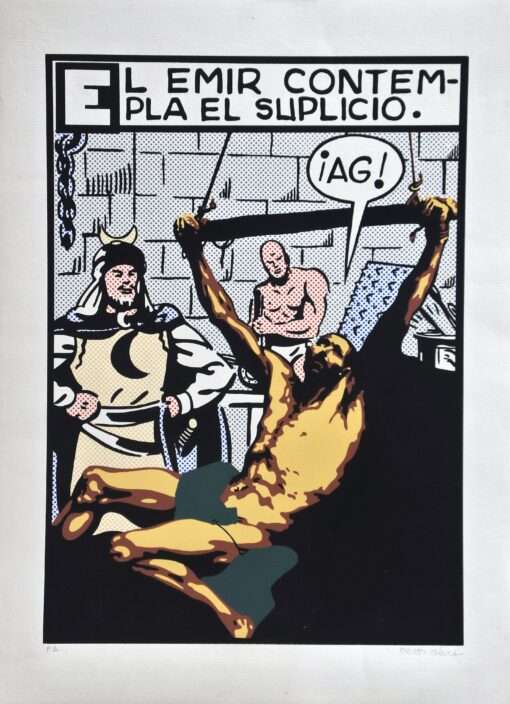 Equipo Crónica - "El suplicio" serigrafia