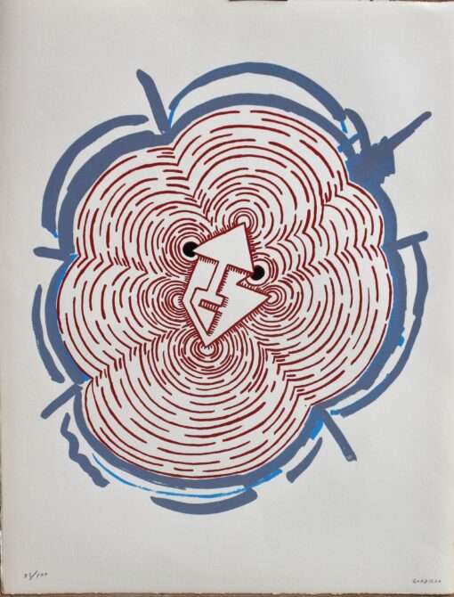 Gordillo Luis - "Composición sin título" serigrafia