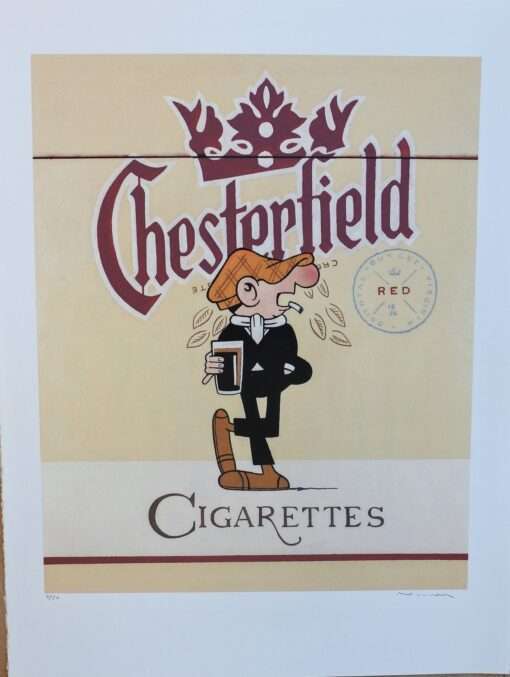 Fernando Bellver - "Chesterfield & Andy Capp" litografía