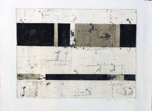 Enrique Brinkmann - "Composición S.T." grabado aguafuerte
