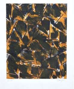 Rafael Canogar 1982 - "Los Andes IV" grabado aguafuerte