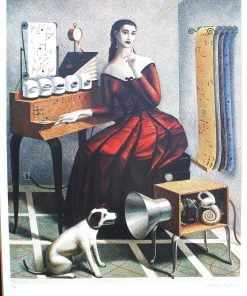 Sigfrido Martin Begué - "Santa Cecilia" serigrafia