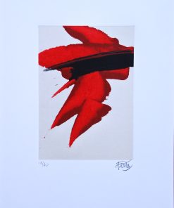 Luis Feito - "Composición # XI" litografía