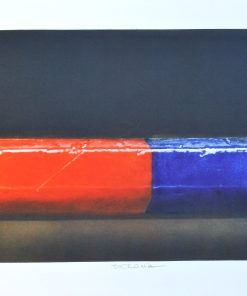 Ramiro Undabeytia - "Dicromia" grabado mezzotinta