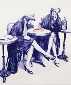 Paco Pomet - "Menage à trois" litografia color