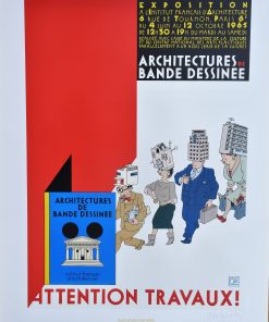 Joost Swarte - "Architectures de Bande Dessinee" serigrafía, edición limitada y firmada a lapiz
