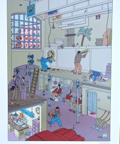 Joost Swarte - "Comix factory" serigrafía, edición limitada y firmada a lápiz