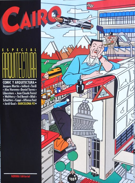 Daniel Torres - "Cairo, especial arquitectura, 1992" cartel original portada revista Cairo
