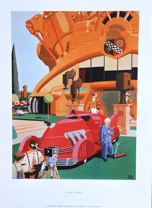 Daniel Torres - "La petite parade, 1988" serigrafia, edición limitada y firmada a lápiz