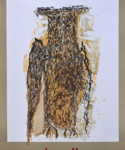 Jean Paul Riopelle, Hibou, cartel litográfico original exposición oeuvres recèntes en Galerie Maeght Paris en 1970