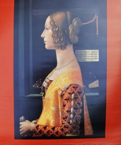 Domenico Ghirlandaio - "Retrato de Giovanna Tornabuoni"cartel original editado por la Fundación Thyssen-Bornemisza, Madrid