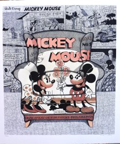 Fernando Bellver - "El sillón de Mikey Mouse" litografía