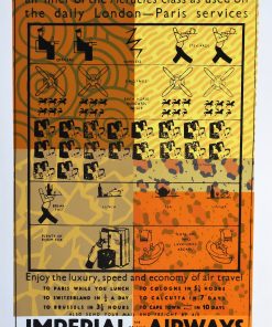 Fernando Bellver - "Imperial Airways" serigrafia