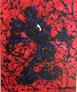 Fernando Bellver - "Mickey Mouse- Pollock" pintura original oleo sobre tabla