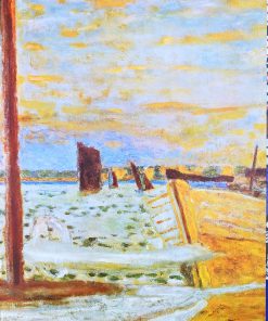 Pierre Bonnard - "Bonnard dans sa lumière" cartel original exposición en Fondation Maeght Saint Paul en 1975