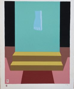 Andrés Rábago, El Roto - "La huella" serigrafía sobre papel artesanal