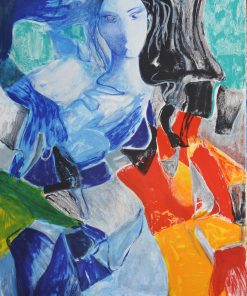 Jordi Rollán Lahoz - "Joven altiva - "litografia