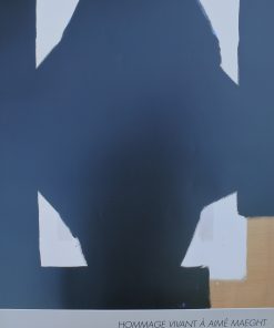 K. Smith - "Gulf Stream" cartel original exposición Le noir est un couleur dans la Fondation Maeght Saint Paul en 2006