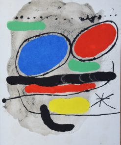 Joan Miró - "Tapis de Tarragona" 1972, litografía portada del libro Tapis de Tarragona