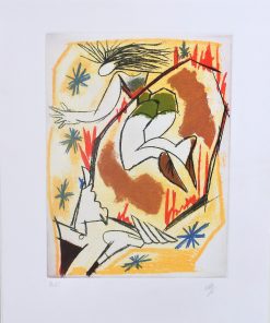 Alvaro Delgado - "Acróbata, Suite El Circo, 2003" grabado aguafuerte