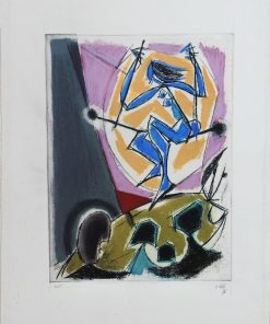 Alvaro Delgado - "Trapecista, Suite El Circo, 2003grabado aguafuerte