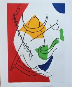 Rafael Alberti - "Toro de fuego, serie Tauromaquia" Grabado aguatinta