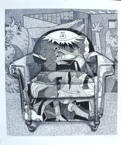 Fernando Bellver - "El sillón de Pablo Picaso" litografía