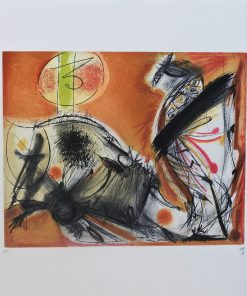 Alvaro Delgado - "Poema del toreo 1" grabado aguafuerte