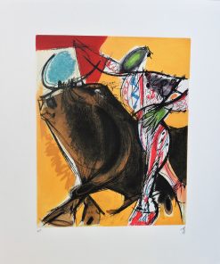 Alvaro Delgado - "Poema del toreo 7" grabado aguafuerte