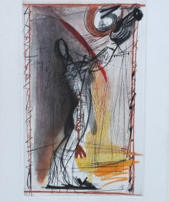 Alvaro Delgado - "Poema del toreo, El brindis" grabado aguafuerte