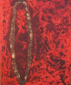 Jose Manuel Broto - "Composición en rojos" serigrafia