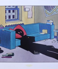 Joost Swarte - "A place I´ve never been" cartel original impresión offset sobre cartulina, firmado a lápiz