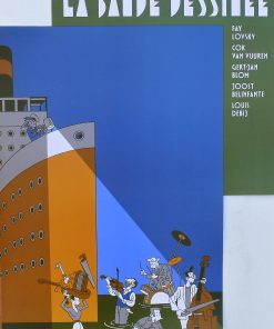 Joost Swarte - "La bande dessinèe Fay Lovsky e.a." cartel original impresión offset sobre cartulina, firmado a lápiz