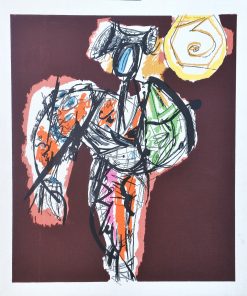 Alvaro Delgado - "Matador" serigrafia sobre cartulina, sin numerar y sin firmar